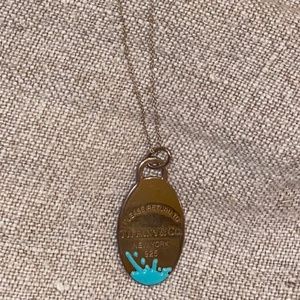 Return to Tiffany® Color Splash Tag Necklace